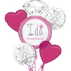 I Do Diamond Ring Pink Balloon Bouquet I Do Diamond Ring Pink Balloon Bouquet